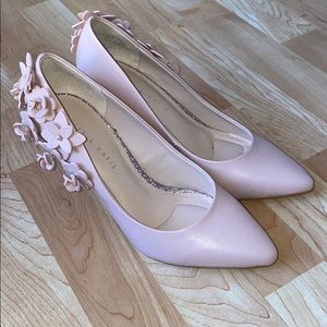 Kelly & Katie pink floral heels